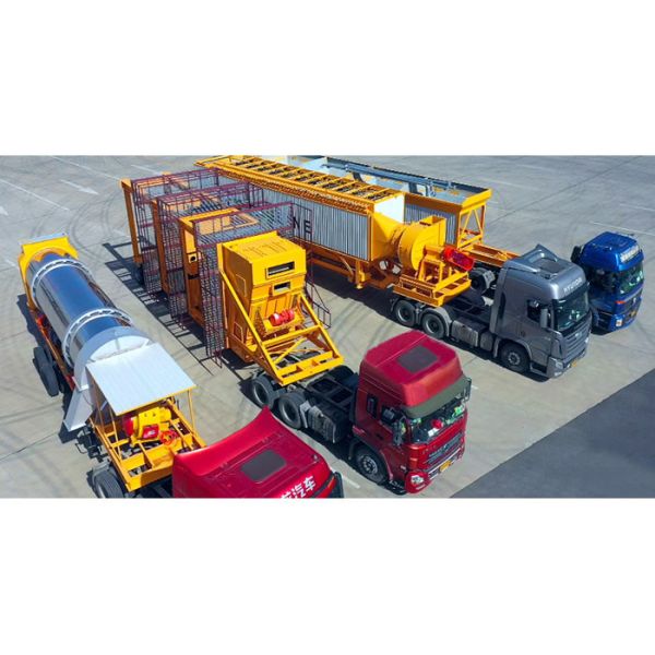 Highway Construction 120TPH Mobile Asphalt Mixing Plant