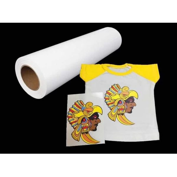 Cuttable Eco-Solvent Printable Heat Transfer PU Flex Vinyl For Dark Colors Textile Garment