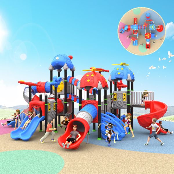 Kindergarten Nursery Children Climbing Slide Outdoor Children Playground