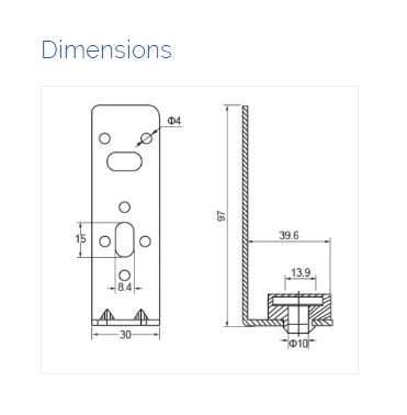 R Holder Galvanized Steel Assembly Parts For Spiral And Rectangular Duct Suspension