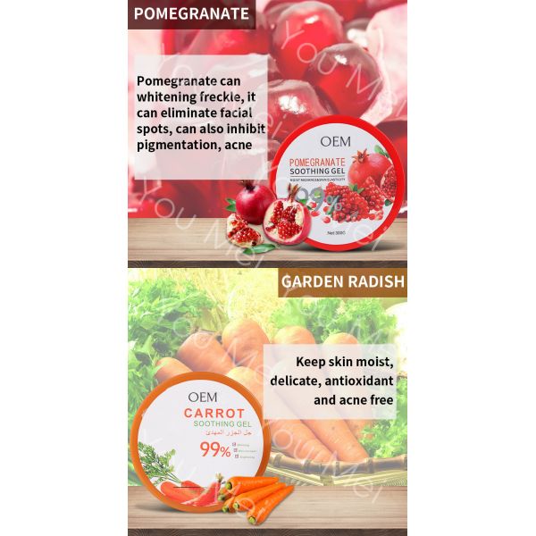 99% Organic Skincare Face Serum Aloe Massage Gel Moisturizer Sunscreen Soothing Whitening