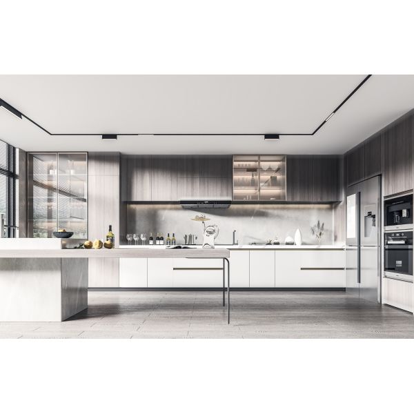 Customized Kitchen Cabinets Classic Italy Style Wooden Cabinet For Villa