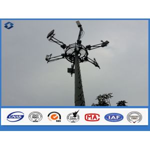 Quality 3mm Monopole Telecommunication Tower Powerline Electric Steel Poles wholesale