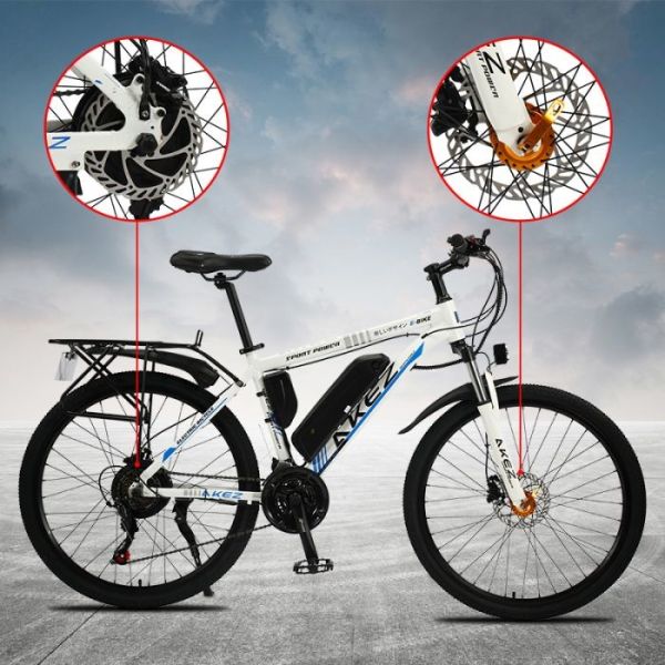 30km/H Aluminum Alloy Electric Bicycle 7 Speed Adjustable