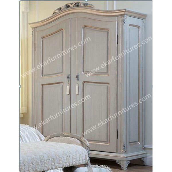 Wardrobe furniture wardrobe antique large wardrobe wood armories door wardrobe TC002