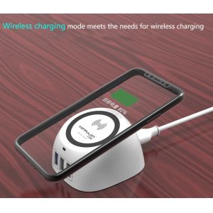 Quality High Performance Qi Wireless Charging Pad 3 USB Output Wireless Phone Charger wholesale