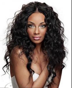 Quality Brazilian Curly Full Lace Wigs Human Hair Wigs With Baby Hair Natural Black wholesale