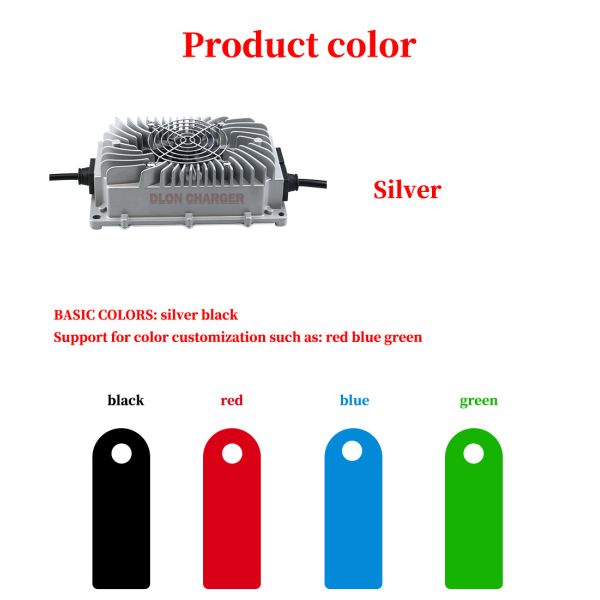 DL-600W IP67 48v 8a 54.6V 8A 58.4v 8amp waterproof battery charger for lithium / lifepo4 / lead acid battereis