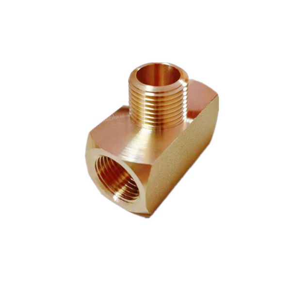 Female Brass Tee Fitting 3/8NPT Male * 3/8NP Male * 3/8NPT