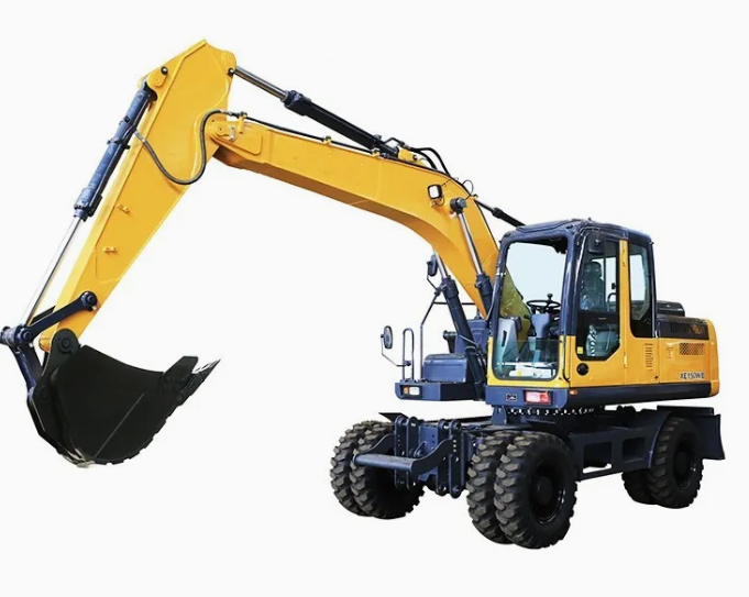 XE150WB electronic control Wheeled Hydraulic Excavator ISO9001