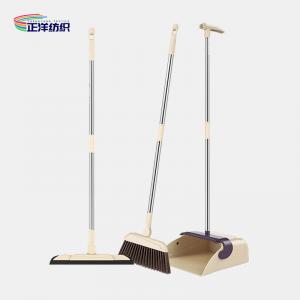 Quality 93cm Broom Dustpan Stainless Steel Handle Plastic Windproof Rubber Scraper Household Cleaning Set wholesale
