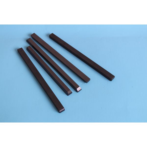 Textile Machinery Components Monforts Finshing Machine Spares Black Carbon Graphite Sliding Strip Ralls