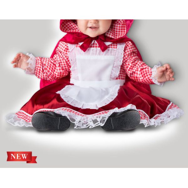 Red White Infant Baby Costumes Lil Red Riding Hood 6087 for Party