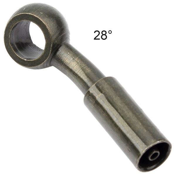 28 Degree 90 degree Brake Hose Banjo Fitting 10mm For Motorcycle M10 Bolt
