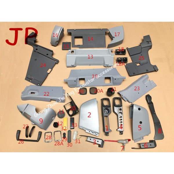 Excavator Interior Accessories Durable Komatsu PC130 200 210 240 300 450-8