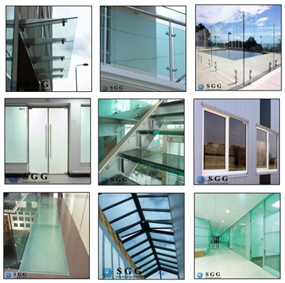 tempered laminated glass with CE,CCC, ISO 9001 and BS6202 Certificate