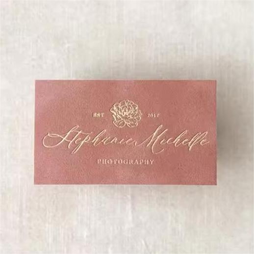 Pink Gold Foil Wedding Thank You Cards Stickers Small Business Packaging Card Printing Services