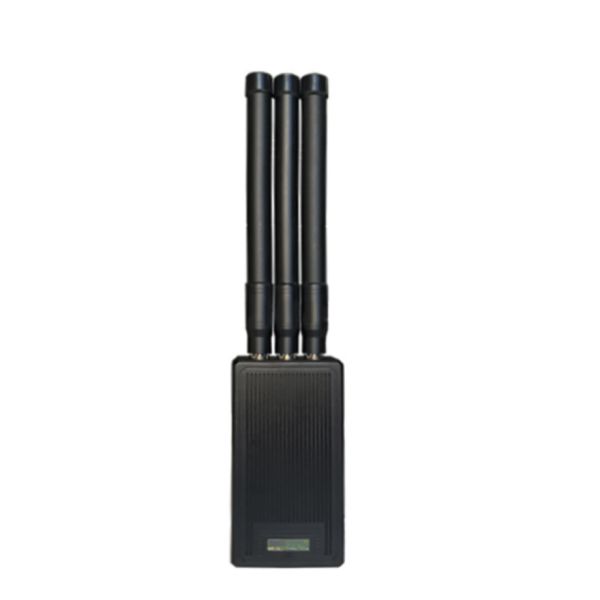 3 antennas portable signal jammer blocks 315MHz,433/434MHz,868MHz signals, coverage range up to 200 meters.
