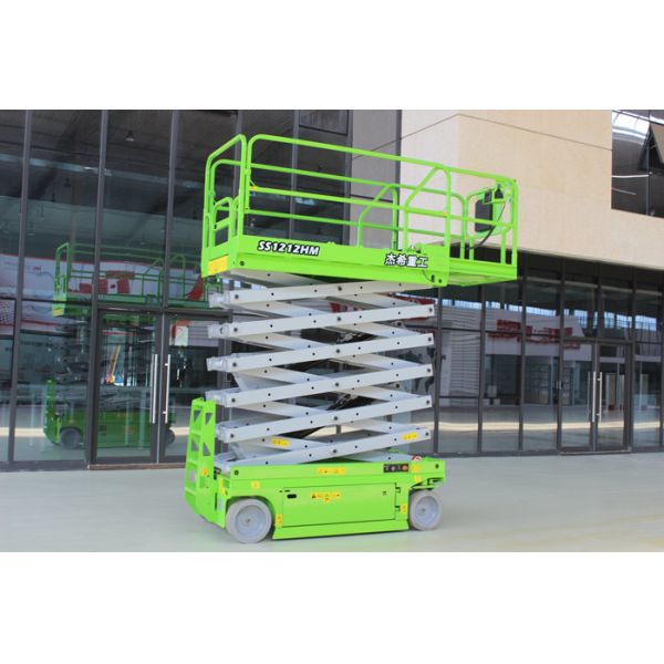 Hydraulic Material Scissor Lift Equipment 12m Aerial Work Platform