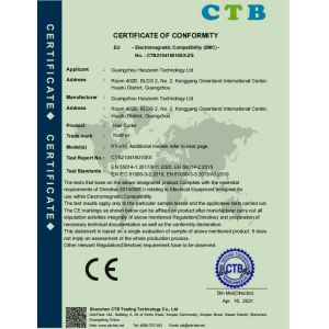 Guangzhou Haozexin Technology Ltd. Certifications