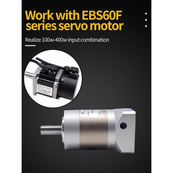 Planetary Gearbox with 1:50 Ratio 16Arcmin Backlash and 20000h Lifetime for Servo Motor Applications