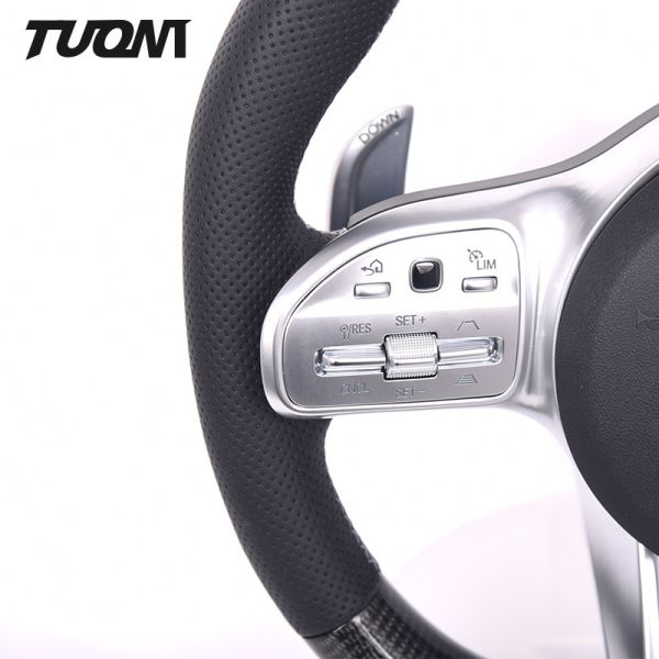 CL63 W221 Amg Round Mercedes Benz Steering Wheel Sports Style Plain Weave