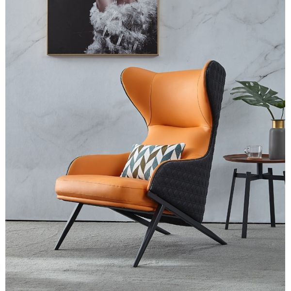 Luxury Modern Fabric Leather Leisure Chair Designer Living Room Confoetable highback Chair