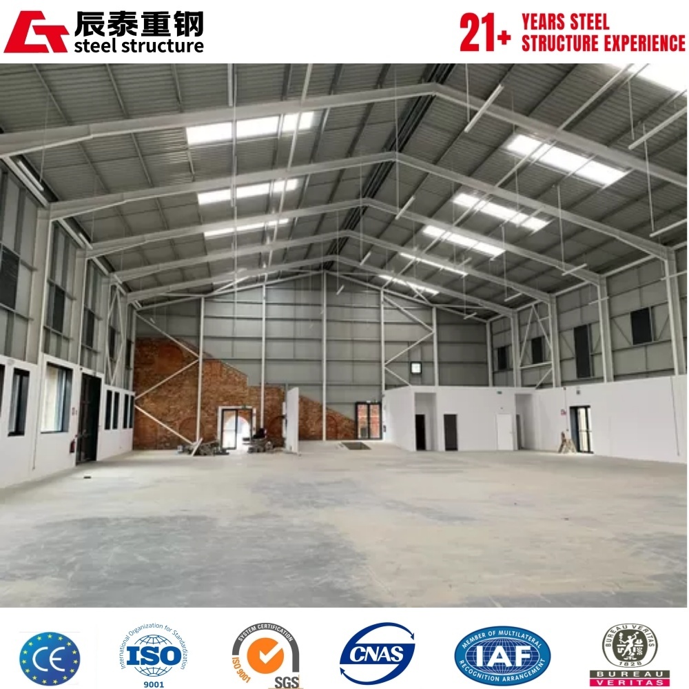 China 2025 professional design prefabricated steel structure warehouse building for assembly plant on sale