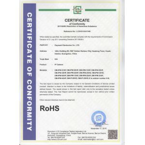 Daymark Electronics Co., LTD Certifications