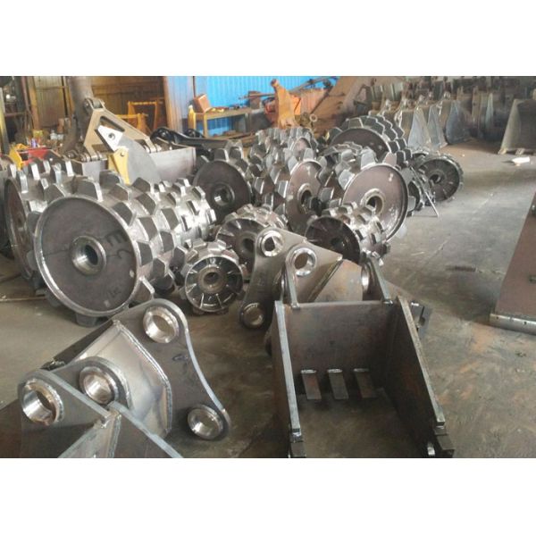 Customized Excavator Compaction Wheel Q345B Material With Good Lubricant System