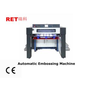 Quality High Efficiency Automatic Embossing Machine 380V 50Hz Rated With Sheet Feeder wholesale