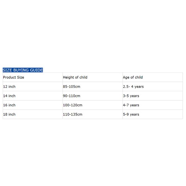 12 14 16 18 Inch High Carbon Steel Children Bike Suitable For Ages 2.5-9 Years Customization