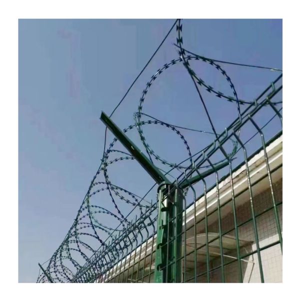 Enhanced Safety Farm Anti Climb High Quality Garden Prison Protecting Electric Razor Barbed Wire