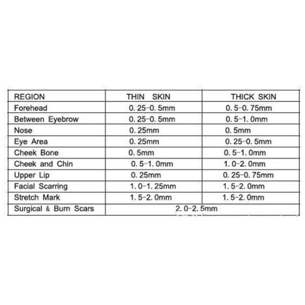 Electric Home Use Beauty Machine 0.25mm - 3.0mm Adjustable Lengths Included