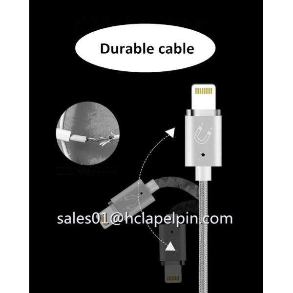 Magnetic Charging Cable For iphone6 and Samsung mobile phone micro usb cable