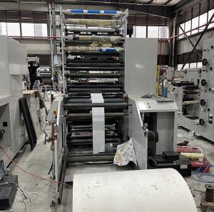 Quality 180-380mm Disposable Cup Printing Machine Customized Flexo 5 Color Printing Machine wholesale