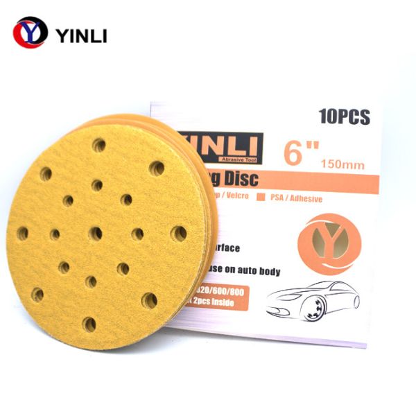 6 Inch 150mm Sandpaper Set Abrasive Tools For Automotive Metal Polishing