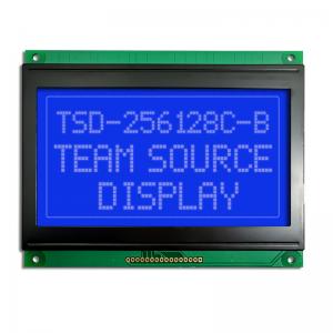 China 256x128 STN FSTN COB LCD Module With Blue And Yellow Green Backlight on sale