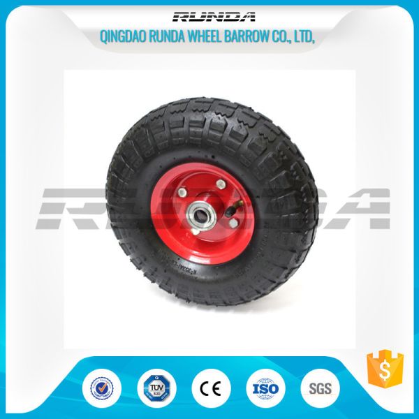 Inner Tube Pneumatic Rubber Wheels Bent Valves Offset Hub Length 19/20mm Bearomg