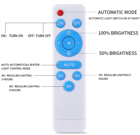 Remote 25w Led Solar Street Lights 7500k Outdoor Waterproof