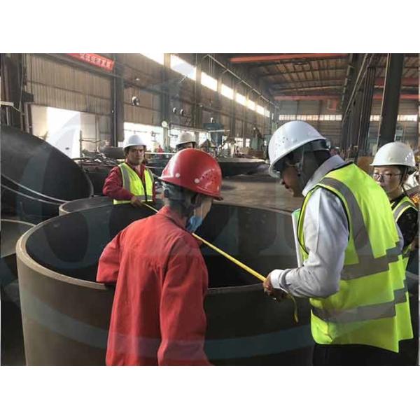 SS304 Rolled Steel Cylinders Stainless Steel Plate Rolling For Chemical Industry