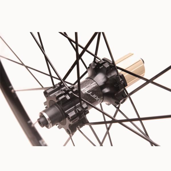 Clincher Rim 88mm Disc Brake Wheels Black Finishing 700C Rust Resistance