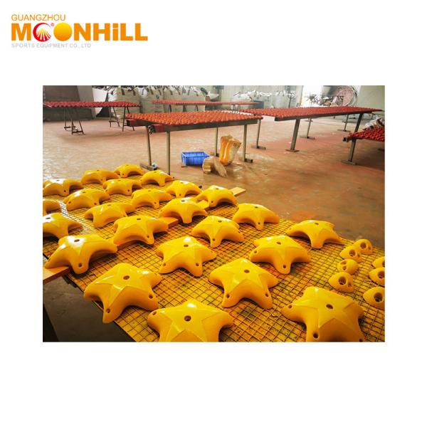 Waterproof Auto Belay Kids Climbing Wall Outdoor CE Approved For Trampoline Park