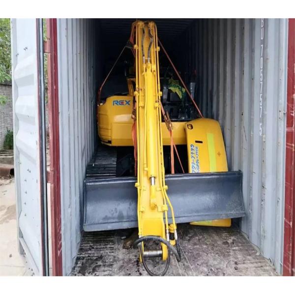 10 Meters Boom Used Excavator Komatsu PC200 Engine 5 Tons - 50 Tons