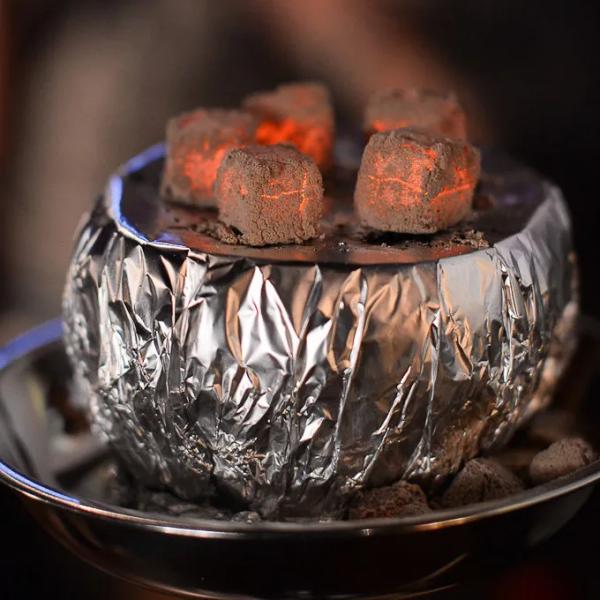 Roll of Customized Aluminum Foil Hookah Paper for Disposable Hookahs Perfect Smoking