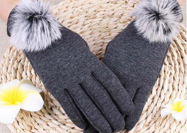 Cheap Winter Women'S Gloves With Touch Screen Fingertips , Soft Gloves For Cell Phone Use  for sale