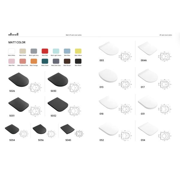 Duroplast Hot Sale Custom Cheap Price WC Bathroom Sanitary Ware Modern Soft Closing UF Square Shape Toilet Seat Cover