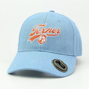 China Heavy Brushed Cotton Outdoor Baseball Caps 57cm With Beer Bottle Opener on sale