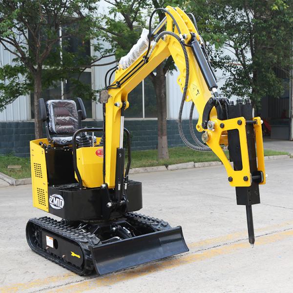 Electric Excavator Mini ZM10 Earth-Moving Machinery Small Household Excavators Wirh Spare Parts