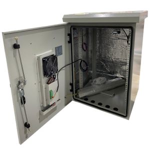 Quality IP45 Wall Mounted Telecom Cabinet , Outdoor Telecommunication Cabinet wholesale